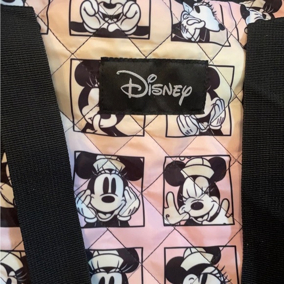BIOWORLD Disney Minnie Mouse rainbow ombré quilted large tote bag - Picture 2 of 6